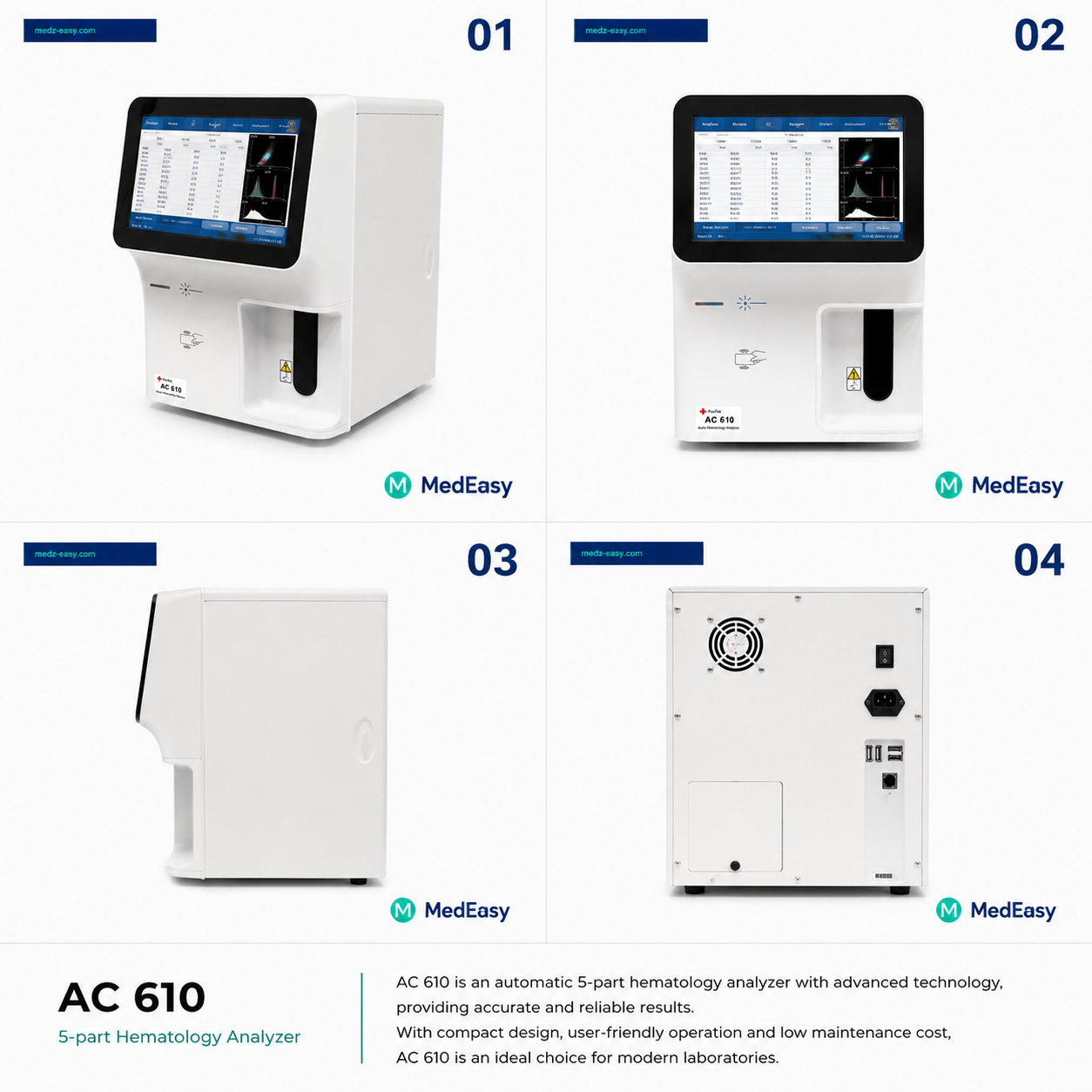 DIRUI AC-610 Hematology 5-Part Diff