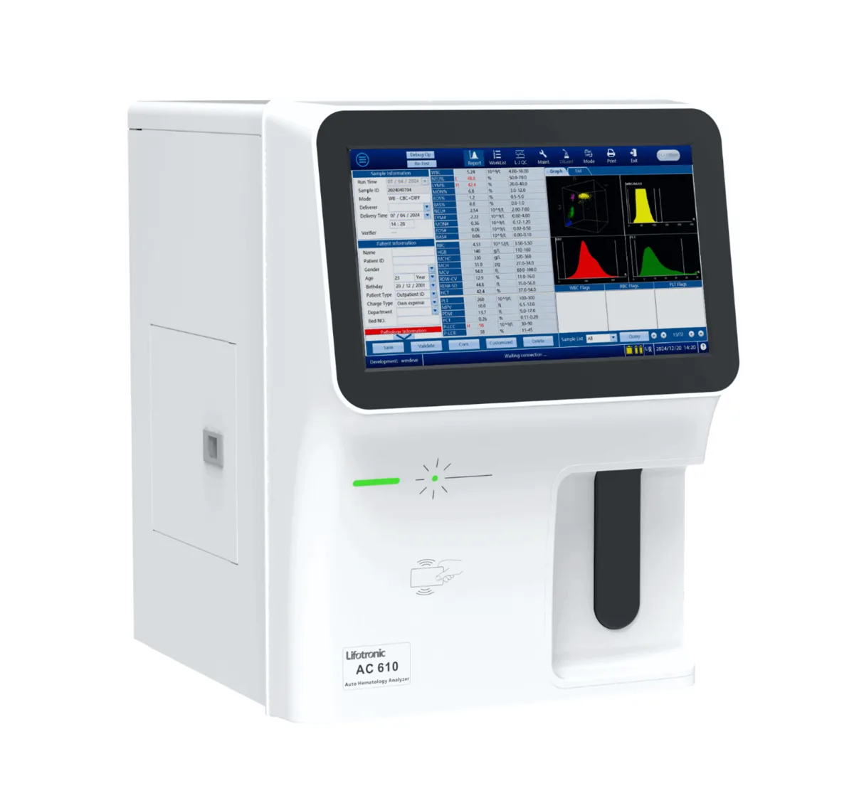 Lifotronic AC610 Hematology Analyzer 5-Part Diff