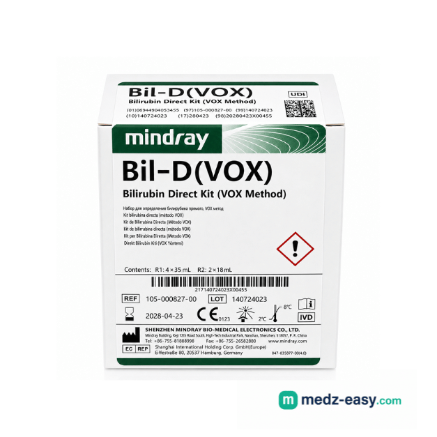 Bilirubin Direct Kit (Bil D / DB) — Vox Method — Mindray