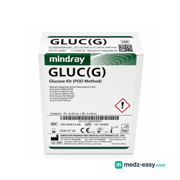 Glucose Kit (Gluc) — G (POD Method) — Mindray