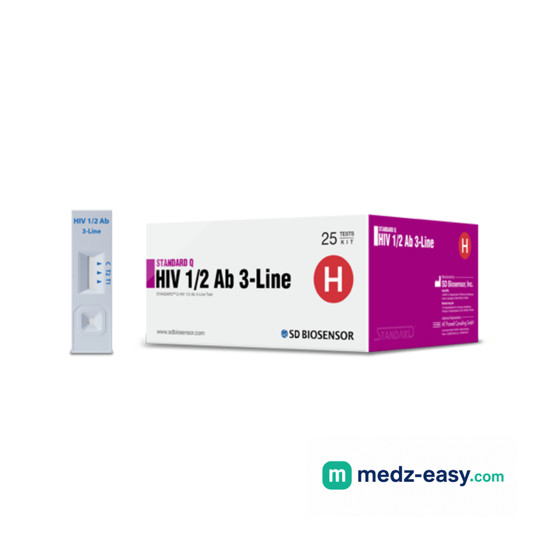 Standard Q HIV 1/2 Ab 3-Line — Standard Biosensor